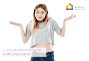 ANUNCIAR UN INMUEBLE EN ALQUILER EN INTERNET